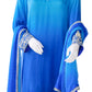 Royal Blue Pure Chiffon 3PC