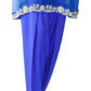 Royal Blue Pure Chiffon 3PC