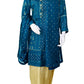 Sea Green Chiffon Chickenkari 3PC