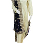 Beige Rawsilk Shawl 3PC