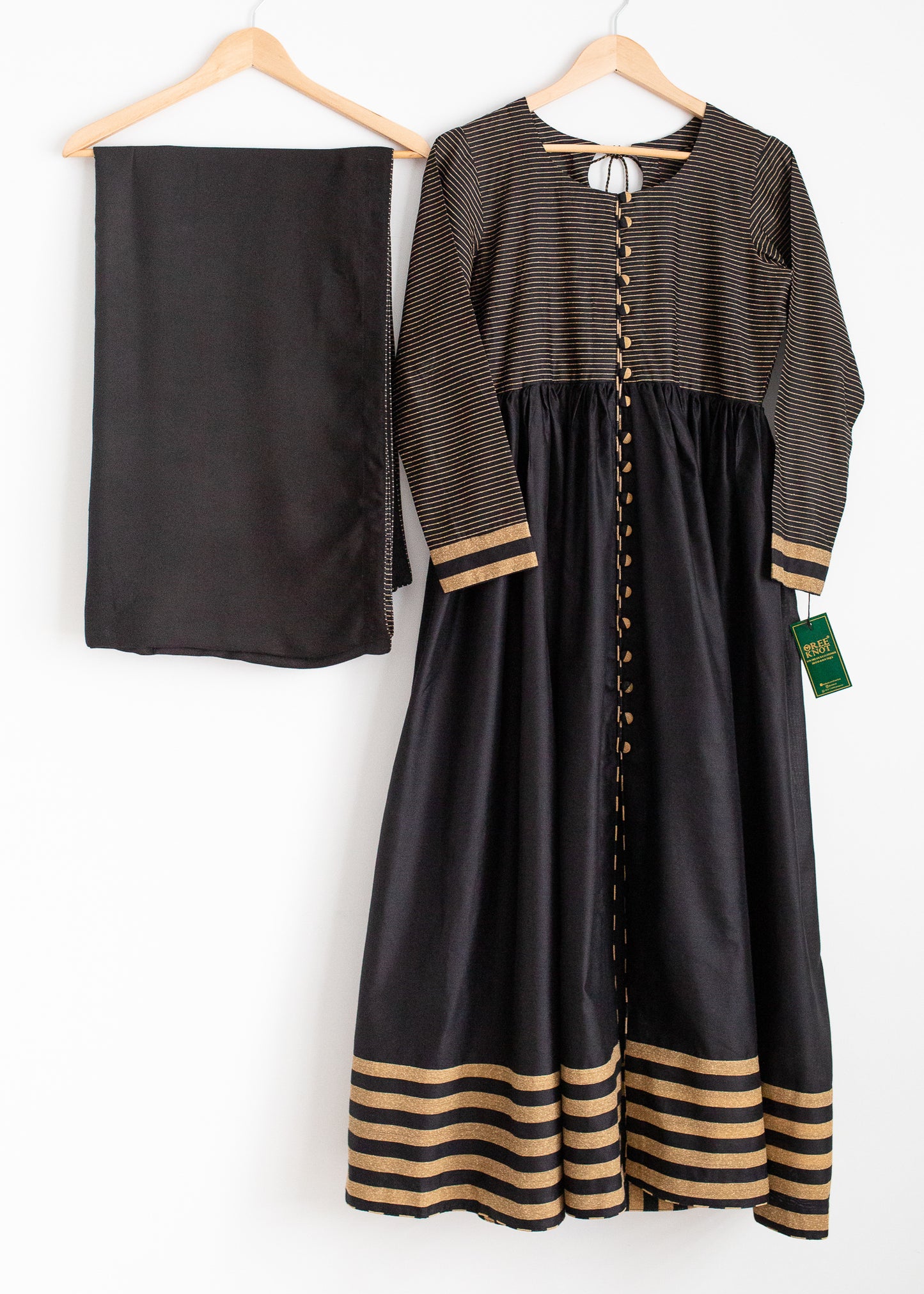 Black Lawn Gown