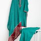 Green Cotton Silk Suit