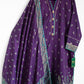 Purple Cotton Banarsi Suit